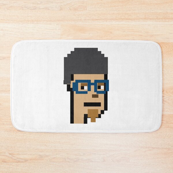Item preview, Cryptopunk NFT blockchain, non fungible. Pixel art character designed and sold by Galena Georgieva.