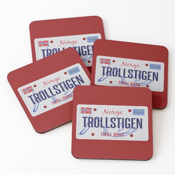 Item preview, Trollstigen The Troll Road Norway T-Shirt Sticker 02 designed and sold by OuterShellUK.
