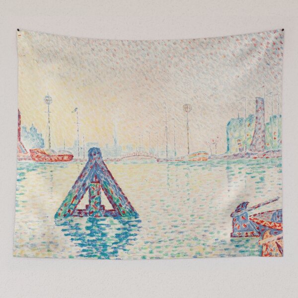 Item preview, In Holland–The Buoy (1896) by Paul Signac designed and sold by Designedbysm.