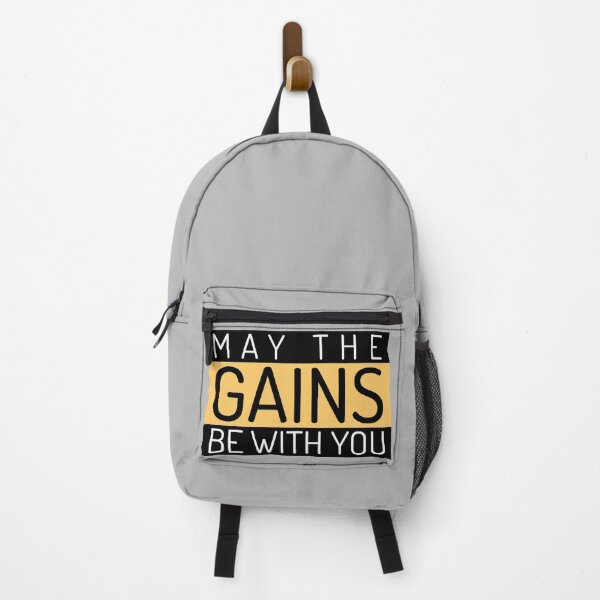Item preview, Famous quote May the Gains be with you designed and sold by deluxis.