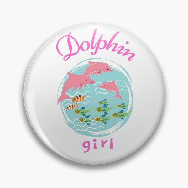 Item preview, Pink Dolphin girl designed and sold by BronikowskiART.