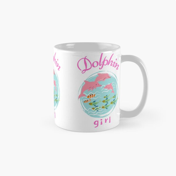 Item preview, Pink Dolphin girl designed and sold by BronikowskiART.