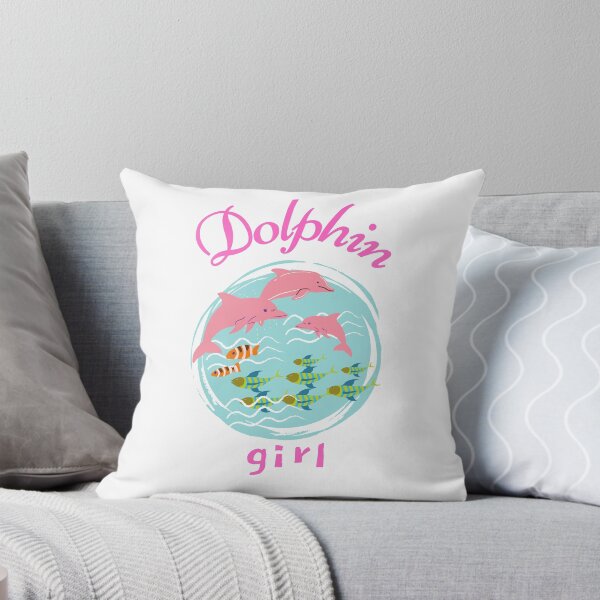 Item preview, Pink Dolphin girl designed and sold by BronikowskiART.
