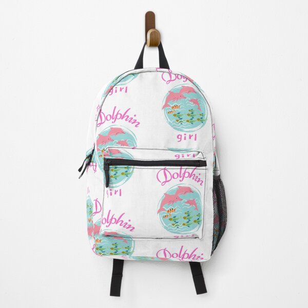 Item preview, Pink Dolphin girl designed and sold by BronikowskiART.