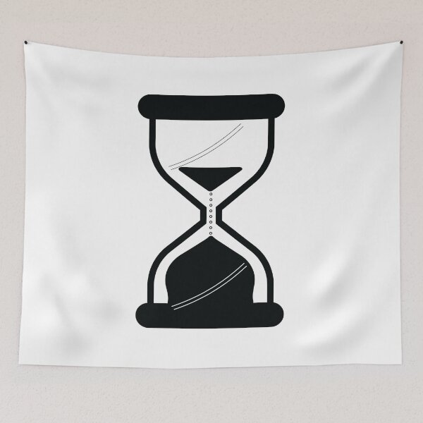 Item preview, sand time clock icon t-shirt | sand time clock icon sticker  designed and sold by KARTICK DUTTA.