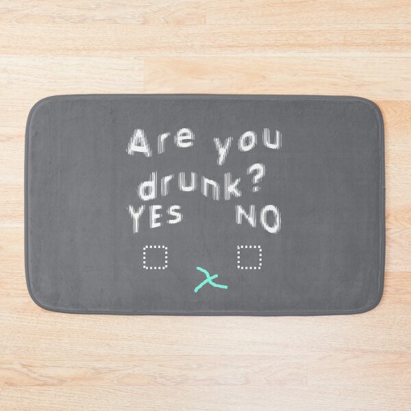 Item preview, Blurred Vision Are You Drunk Sobriety Test For Partygoers White Text designed and sold by taiche.