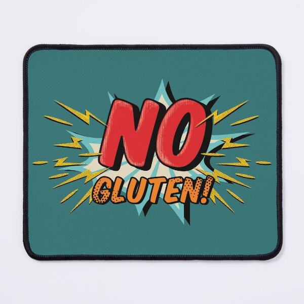 Item preview, No Gluten Message - Comics Style - Retro designed and sold by DKdesigns27.
