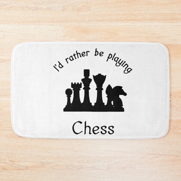 Item preview, I'd rather be playing chess designed and sold by Skipperatthebay.