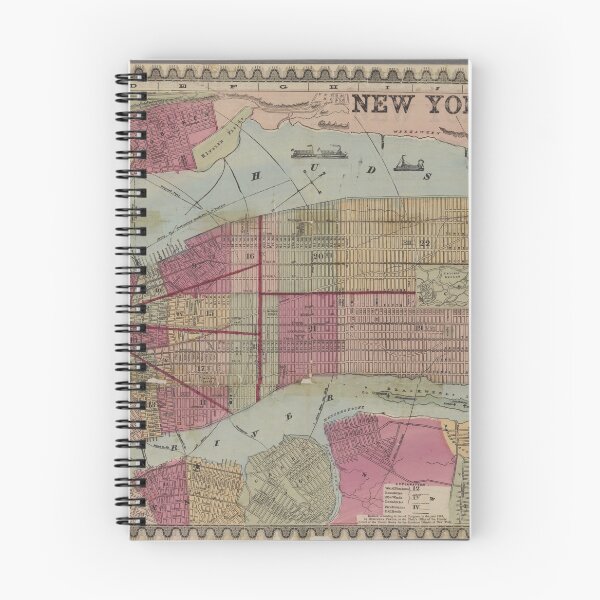 Item preview, New York City Maps - Map and Index designed and sold by Hanna Hanuman.