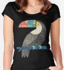 Tucan chilling Women's Fitted Scoop T-Shirt