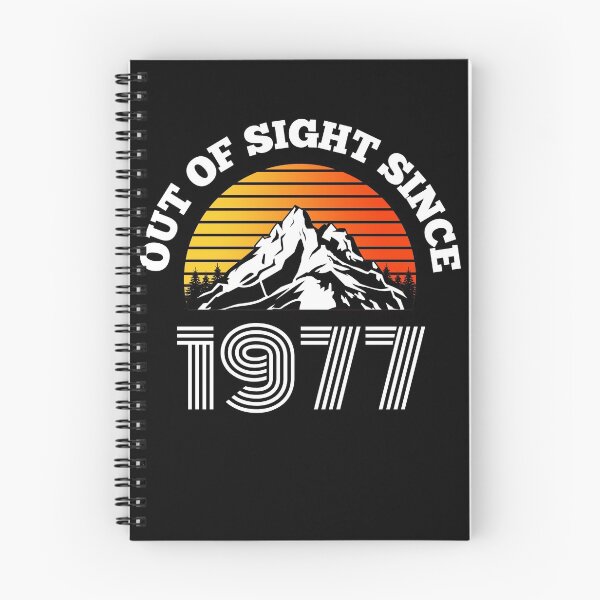 Item preview, Vintage Out Of Sight Since 1977 Birth Year Mountains designed and sold by RGRamsey.