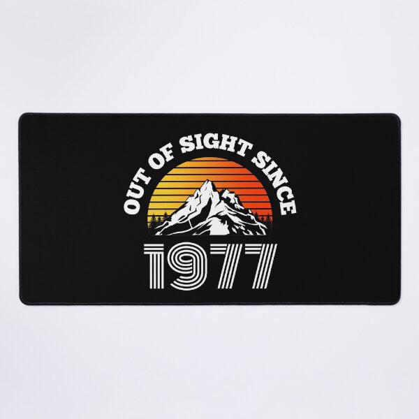 Item preview, Vintage Out Of Sight Since 1977 Birth Year Mountains designed and sold by RGRamsey.
