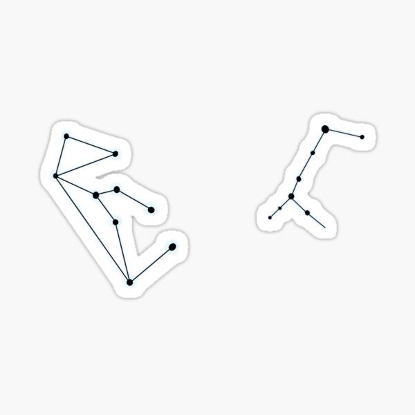 Lupus and Sirius Sticker