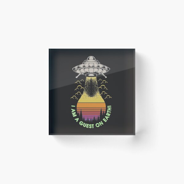 Item preview, I am a guest on Earth! designed and sold by BLKHAS.