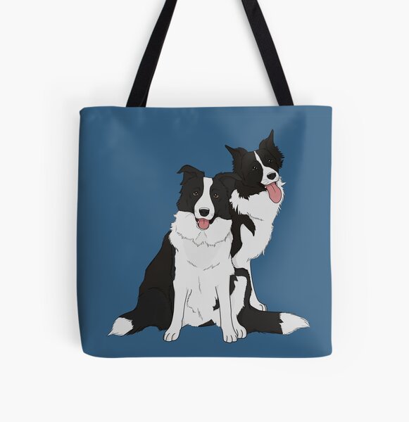 Border collie hotsell tote bag