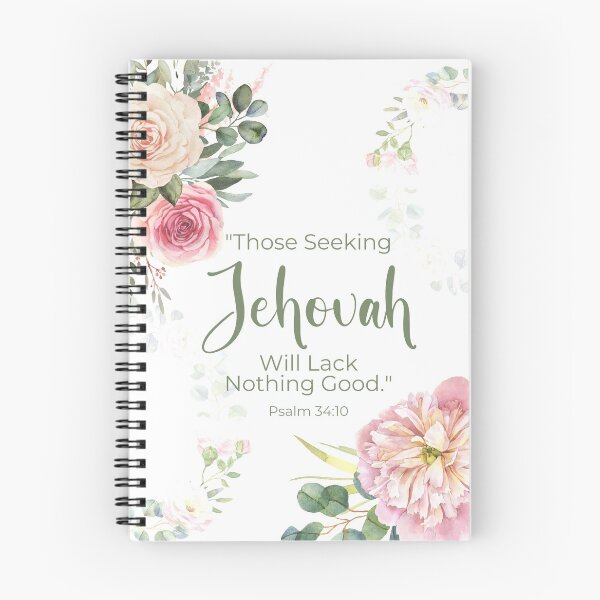 Item preview, JW 2022 Year Text Those Seeking Jehovah Will Lack Nothing Good Psalm 34:10 designed and sold by Power of Print.