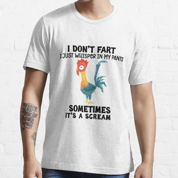 4.9 - i don't fart i just whisper in my pants sometimes it's a scream, funny  farter and fart lovers shirt Essential T-Shirt for Sale by kind4you