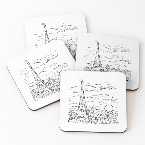 Item preview, Paris city sketch designed and sold by SweetLog.