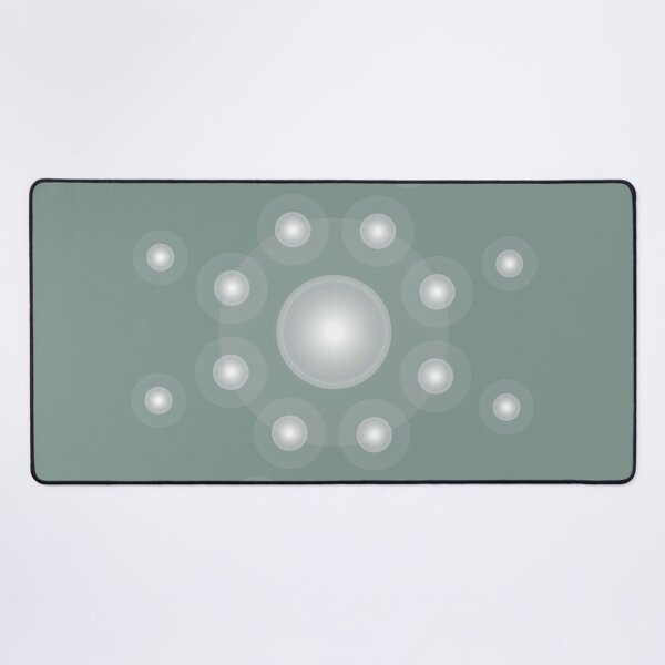 Item preview, Circular Pearl Pattern on Granny Smith Color - Abstract designed and sold by BesanoStyle.