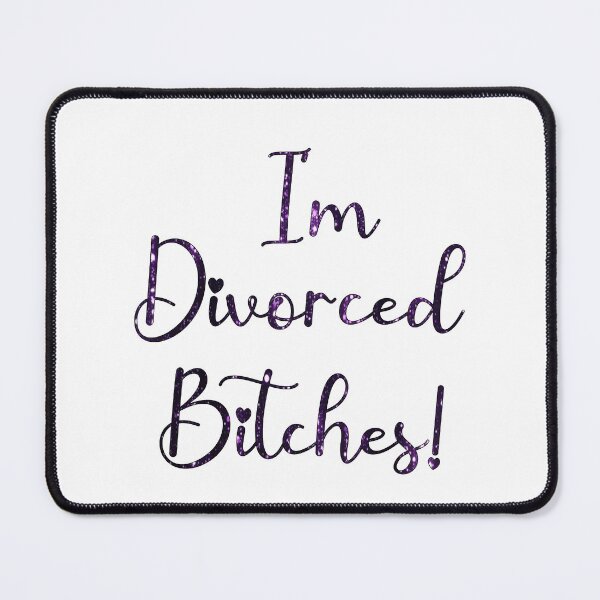 Item preview, gold I'm divorced bitches funny finally Divorced, , Divorcee Party Just Divorced AF, Divorce Announcement, Feminist designed and sold by joygift369.