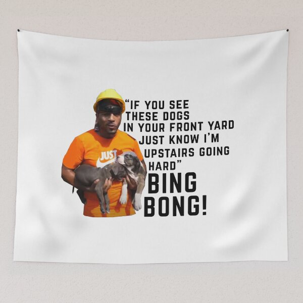 Item preview, BING BONG if you see these dogs in your front yard bing bong meme designed and sold by POPCulturejb.
