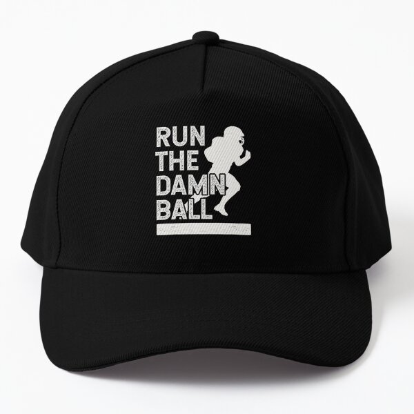 Football Hat Run The Damn Ball Hat for Men Baseball Caps Vintage Cap