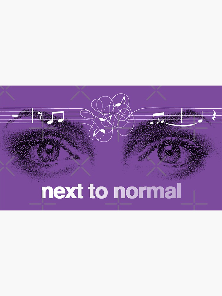 Next To Normal Logo Sticker For Sale By Leyzel Redbubble