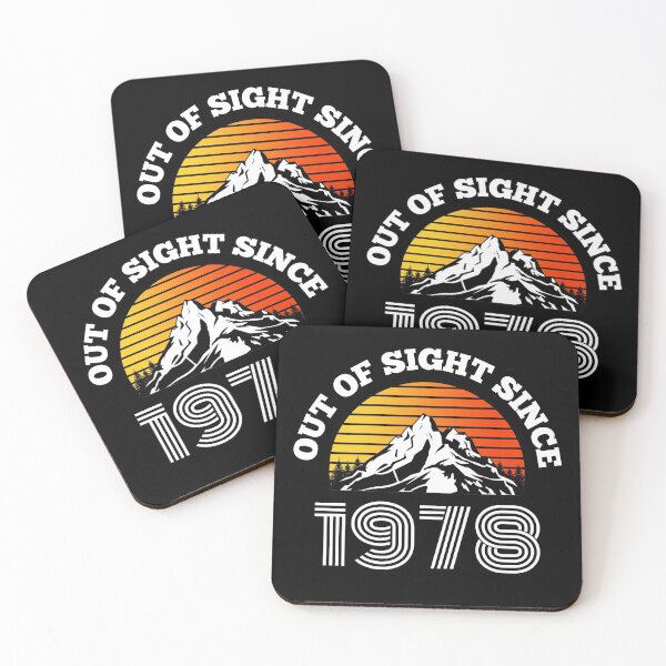 Item preview, Vintage Out Of Sight Since 1978 Birth Year Mountains designed and sold by RGRamsey.