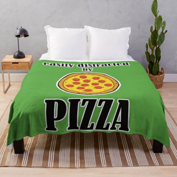 Item preview, Easily distracted by pizza designed and sold by LaurasNature.