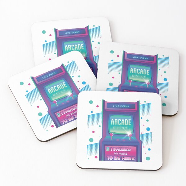 Item preview, I Pause My Game To Be Here Arcade Night designed and sold by 81Eightyone.
