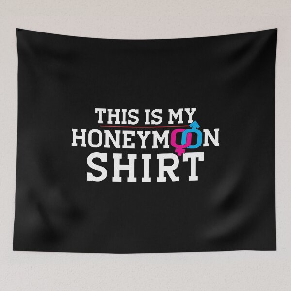Item preview, This Is My Honeymoon Shirt, wedding, funny, honeymoon, bride																 designed and sold by plussorn.