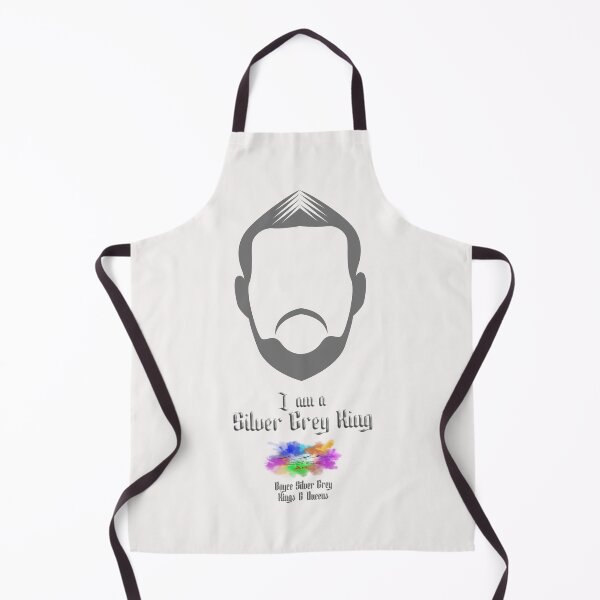 Item preview,     I am a Silver Grey king Man's face portrait [White] designed and sold by markyboyce247.