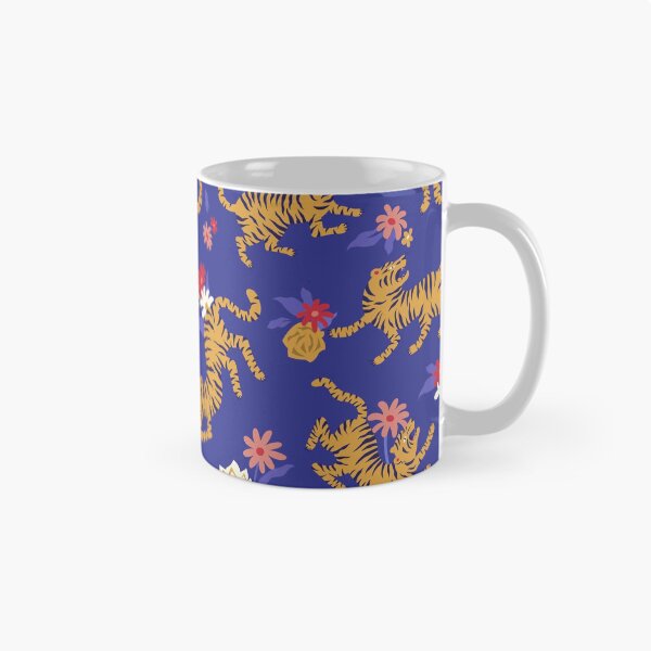 Item preview, Tiger Floral Pattern designed and sold by MizzKarizmah.