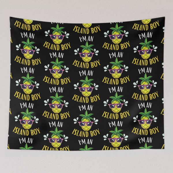 Item preview, I'm an Island boy, coolest pineapple funny summer  designed and sold by Benchamart.