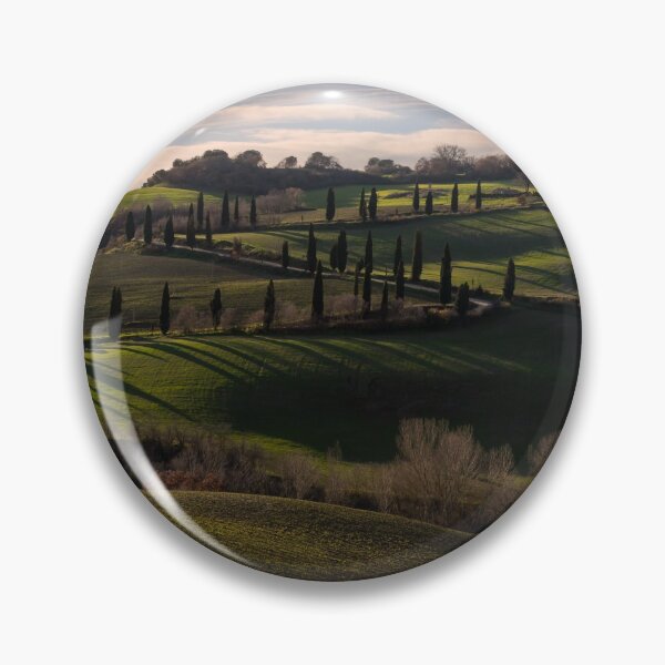 Item preview, Cyprus trees lining and Etruscan Road, La Foce, Tuscany, Itlay designed and sold by AndrewJonesFoto.