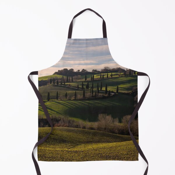 Item preview, Cyprus trees lining and Etruscan Road, La Foce, Tuscany, Itlay designed and sold by AndrewJonesFoto.