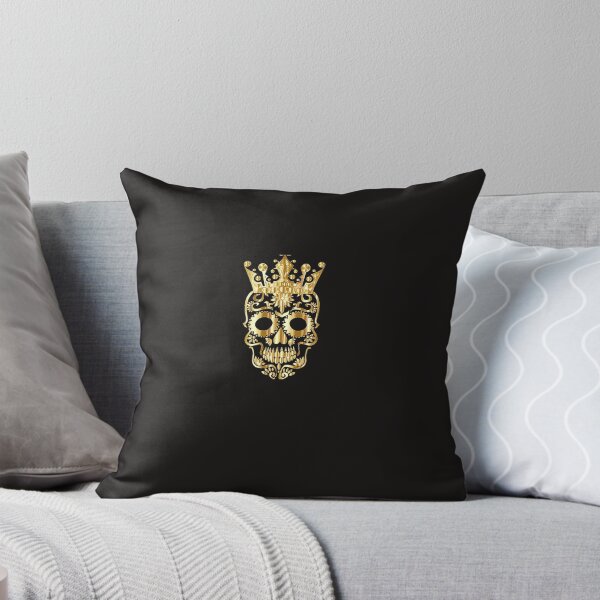 Item preview, calavera dorada con corona designed and sold by Coco1292021.