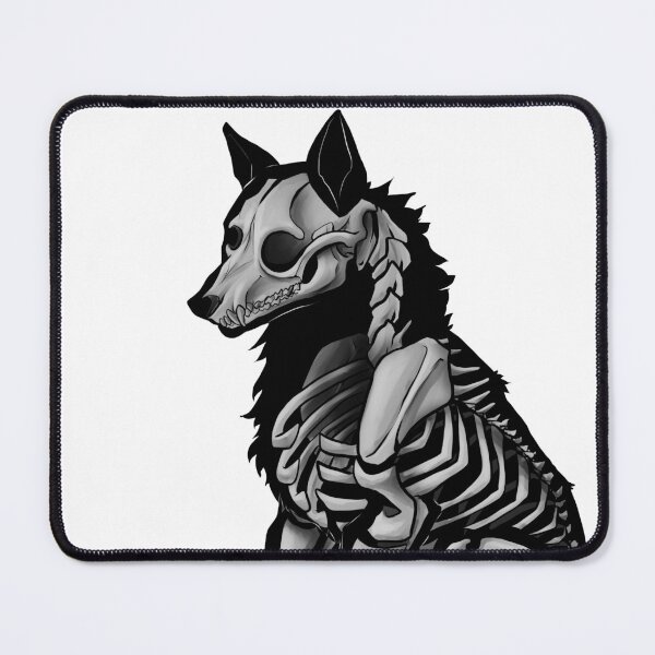 Item preview, Wolf skeleton silhouette designed and sold by ZoruCreations.