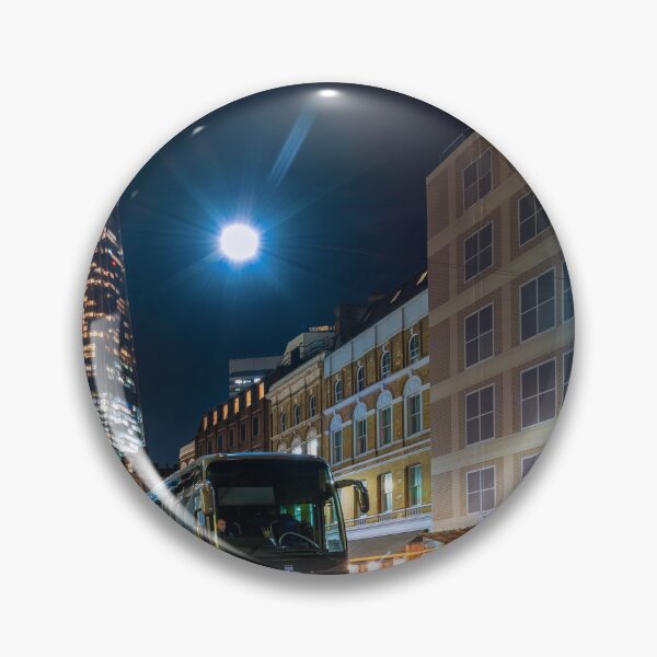 Item preview, London street night view with The Shard designed and sold by WorldScenery.