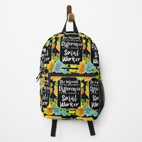 Item preview, She Believed That She Could Make A Difference So She Became A Social Worker designed and sold by TeesYouWant.
