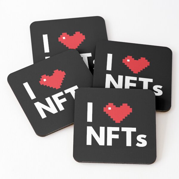 Item preview, I love NFTs - digital tokens - cryptocurrency -  Ethereum blockchain designed and sold by happyrays.