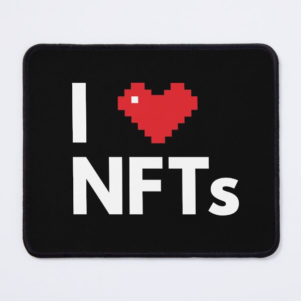 Item preview, I love NFTs - digital tokens - cryptocurrency -  Ethereum blockchain designed and sold by happyrays.