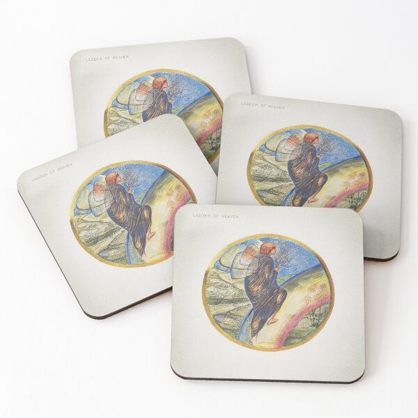 Item preview, Ladder Of Heaven Sir Edward Burne Jones painting designed and sold by UsedToBeStatue.