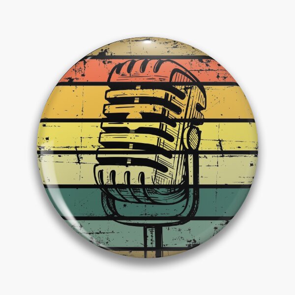 Item preview, Cool Vintage Microphone 60's Retro For Music Lovers And Musicians - Vintage Microphone  designed and sold by Funwithmusic.