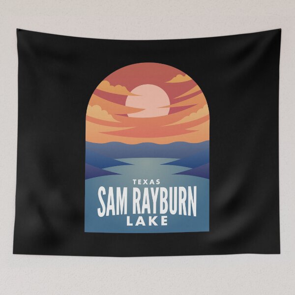 Item preview, Sam Rayburn Lake TX Retro Sunset designed and sold by HalpinDesign.