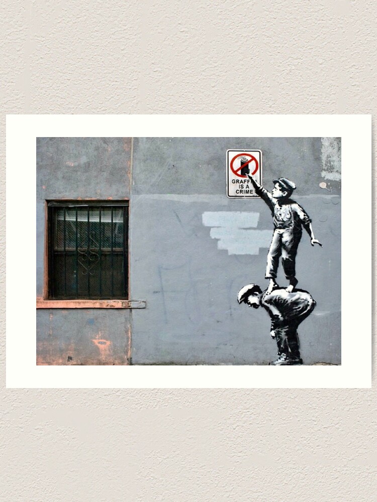 Graffiti is a Crime Banksy 