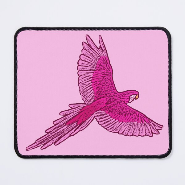 Item preview, Parrot in Flight, Fuchsia and Ice Pink  designed and sold by Marymarice.