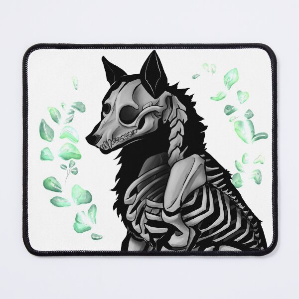 Item preview, Wolf skeleton silhouette designed and sold by ZoruCreations.