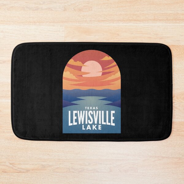 Artikelvorschau, Lewisville Lake TX Retro Sunset entworfen und verkauft von HalpinDesign.