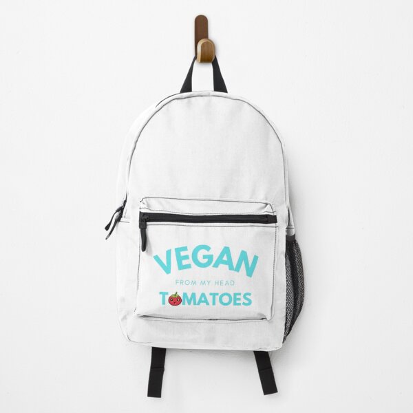 Item preview, Vegan From My Head TOMATOES - Funny Veganism Tomato Quote LIGHT BLUE designed and sold by andrei49387.
